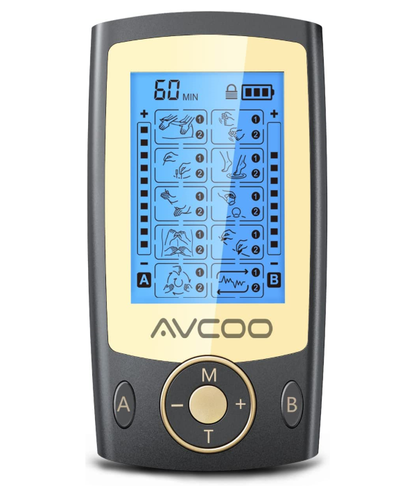 Independent Dual Channel TENS Unit Muscle Stimulator, AVCOO 20