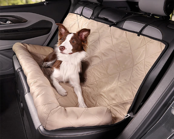 FunnyFuzzy Dog Bed Car Seat