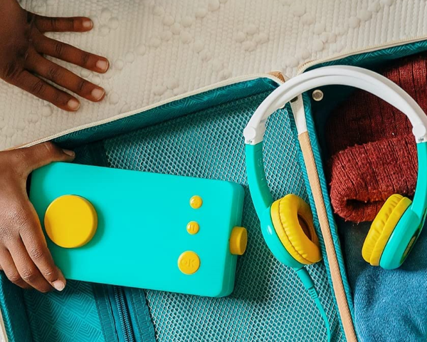 Lunii My Fabulous Storyteller & Lunii Octave Headphones – Audio-Stories Toy