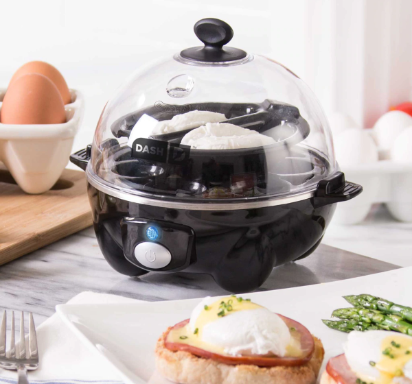 DASH EVERYDAY EGG COOKER - Rapid Electric Black 7 Egg Capacity 360