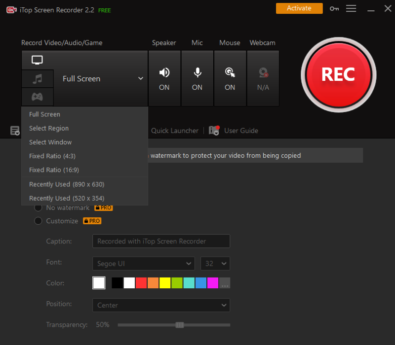 iTop Screen Recorder