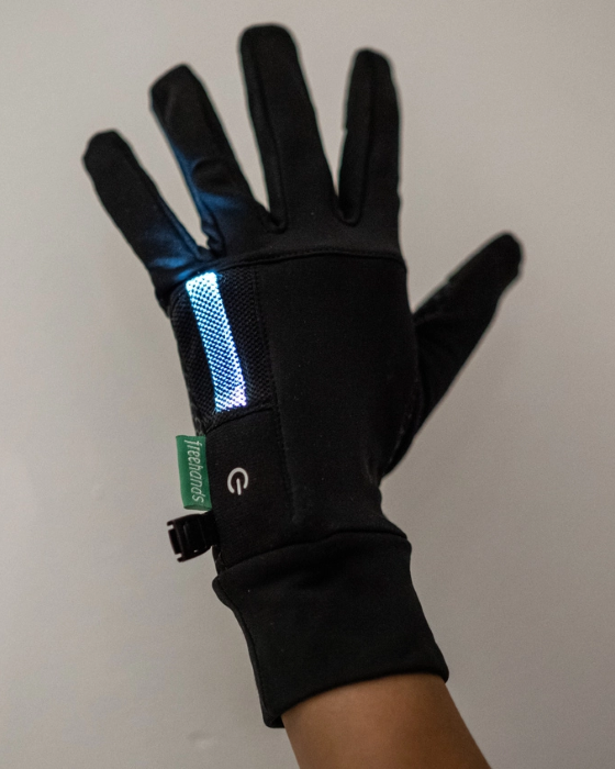 Freehands Light Up Running Gloves