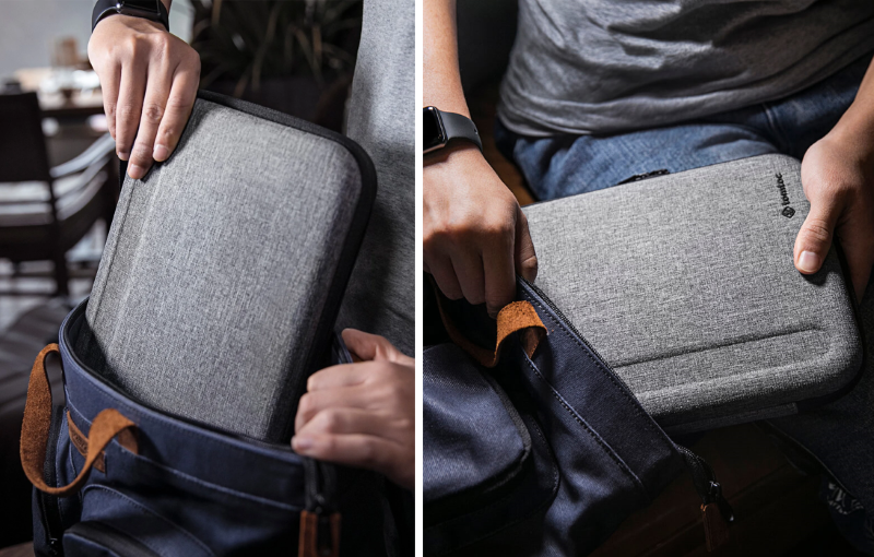 tomtoc 11-inch PadFolio Eva Case