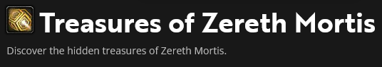 Treasures of Zereth Mortis
