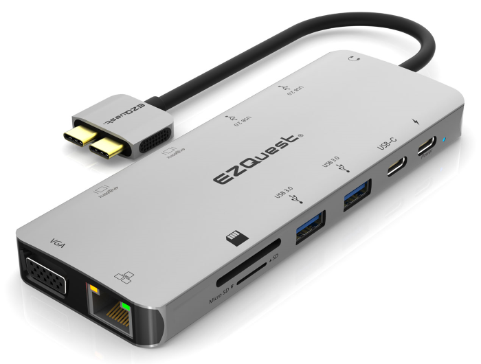 Adaptor Hub Multimedia USB-C EZQuest Ultimate