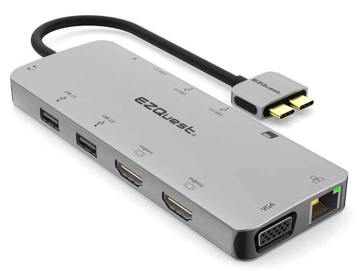 Adaptor Hub Multimedia USB-C EZQuest Ultimate