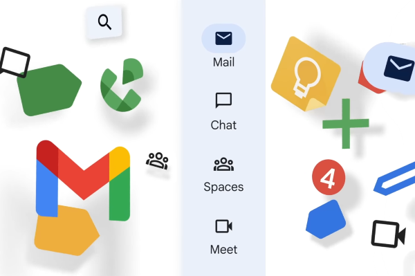 Google revamps Gmail’s interface by adding Chat, Spaces, and Meet to Side Bar