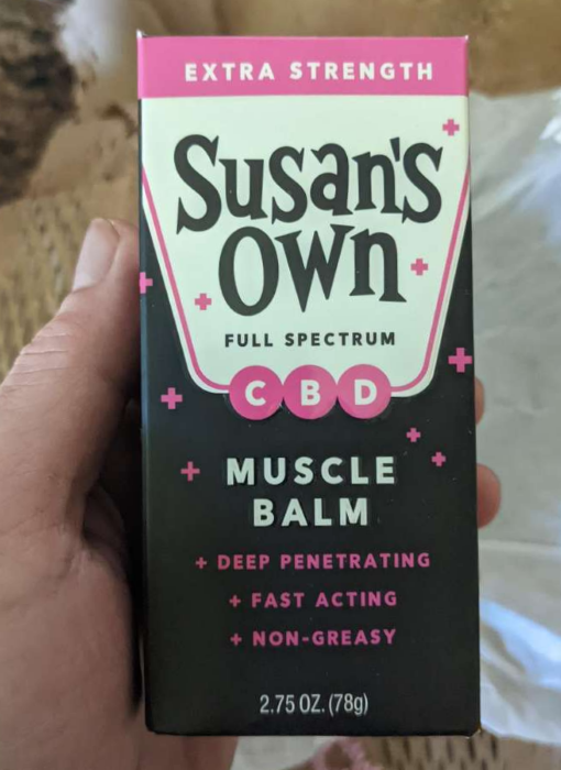 Susan's Own Full Spectrum CBD Muscle Balm