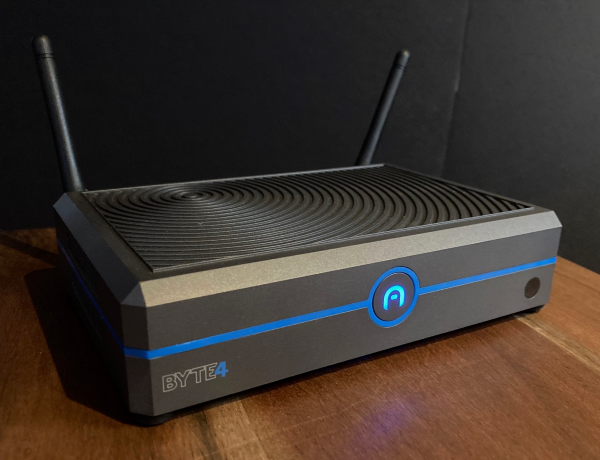 Azulle Byte 4 Pro – Fanless Ethernet-Powered Mini PC w/ Windows 10 Pro