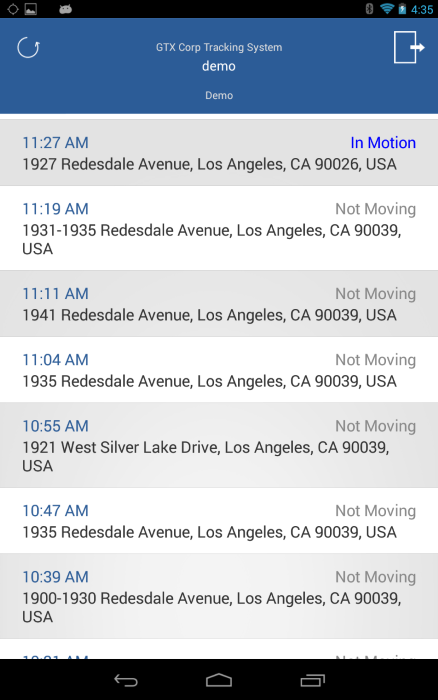 GTX Smart Locator App