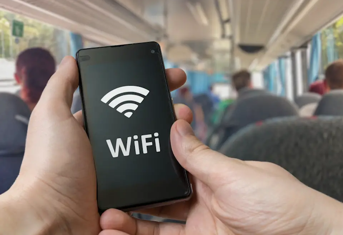 Wi-Fi di transportasi umum