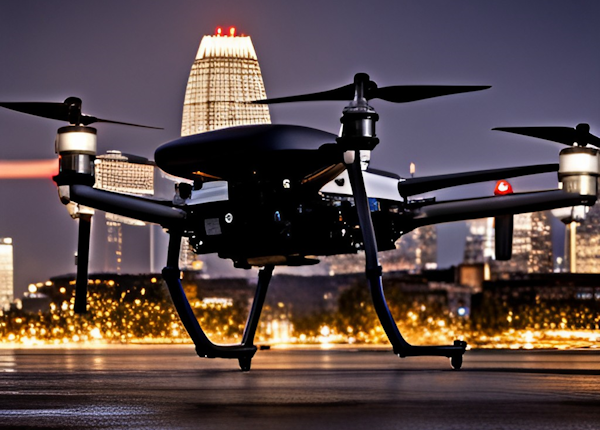 UAV penglihatan malam bandara