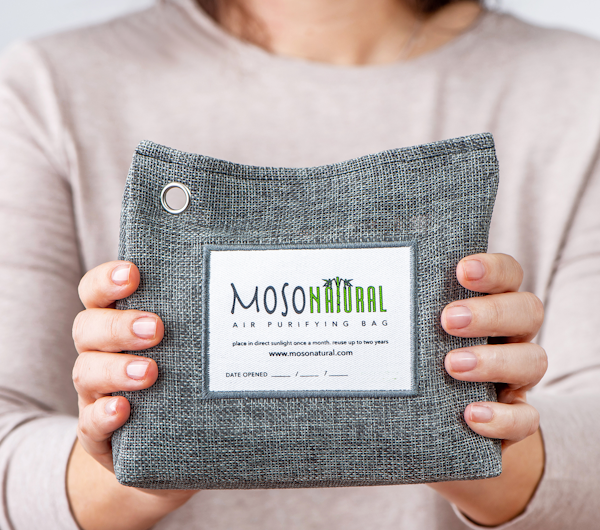 Moso Natural Air Purifying Bags – Natural Odor Eliminators w/ Bamboo Charcoal