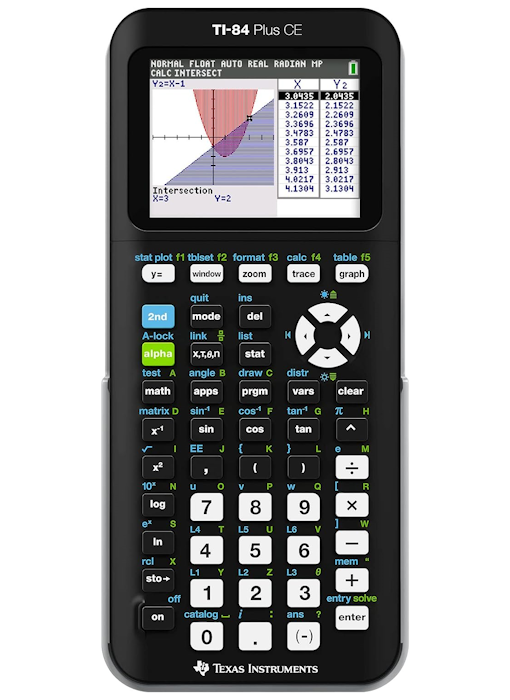Texas Instruments TI-84 Plus CE 10-Digit Graphing Calculator