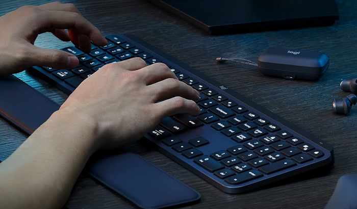 Logitech MX Keys S Wireless Illuminated Ergonomic Keyboard