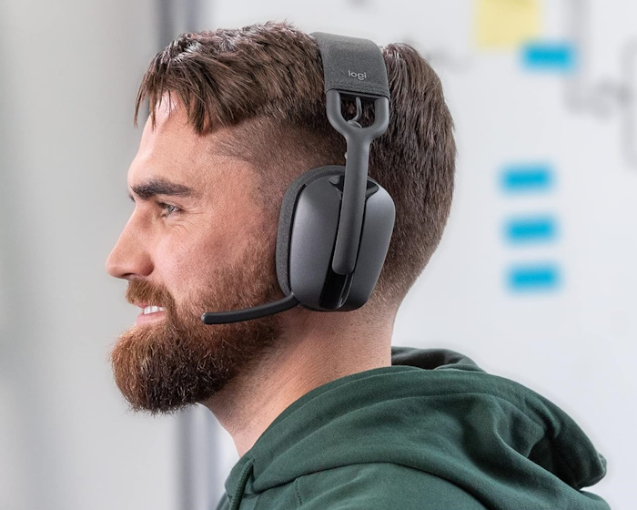 Logitech Zone Vibe 100 Wireless Noise Canceling Bluetooth Headphones