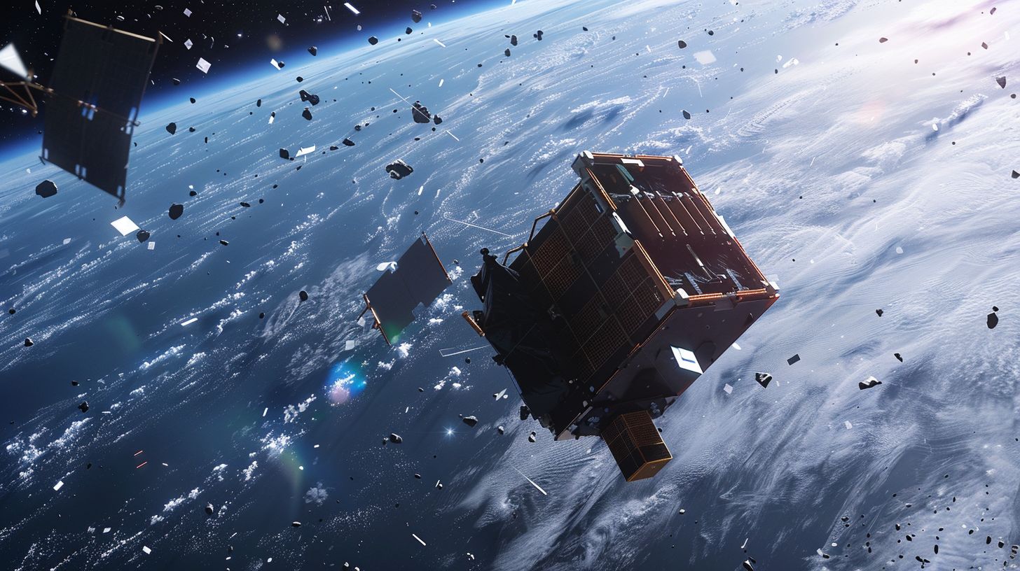 Sebuah satelit yang dirancang untuk memeriksa puing-puing luar angkasa baru saja tiba di Orbit-2