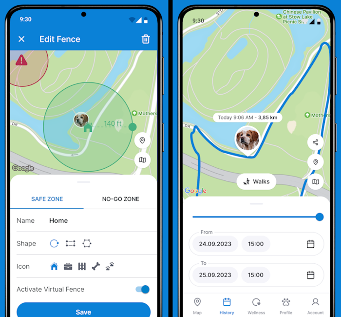 Tractive GPS App