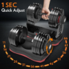 2. Ativafit DT1166 Adjustable Dumbbell Set (5)