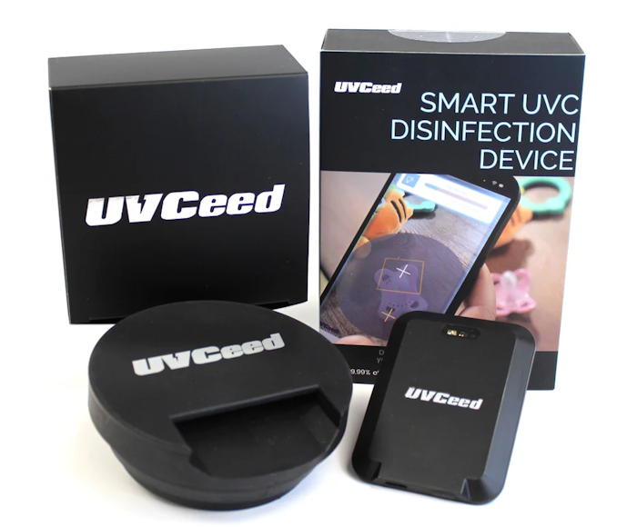 UVCeed Smart UVC Disinfection Device & Disinfection Lid Bundle