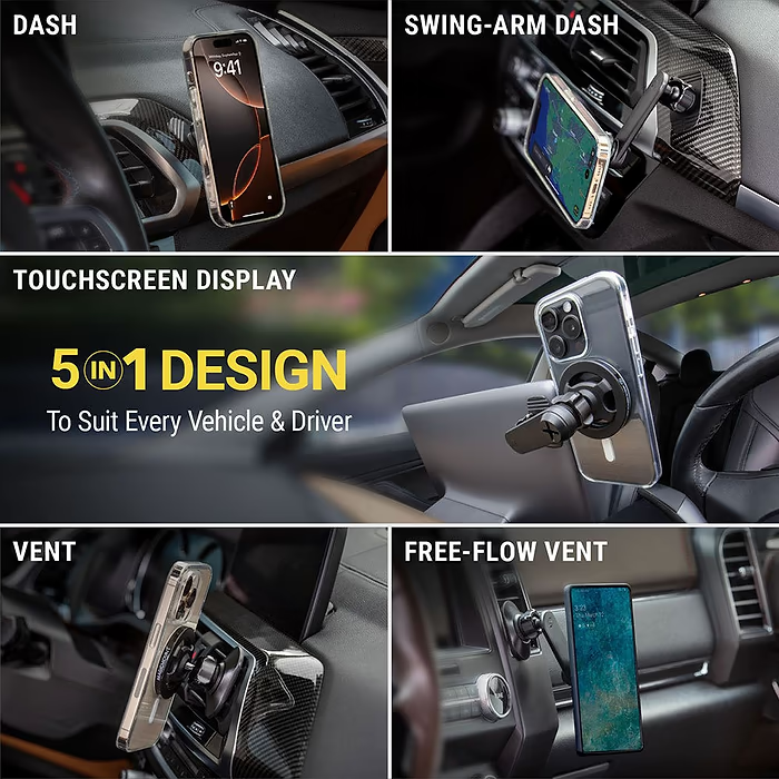 Scosche Tech Accessories – Innovative Car Gadgets for Daily Life Scosche MagicMount MS 5-in-1