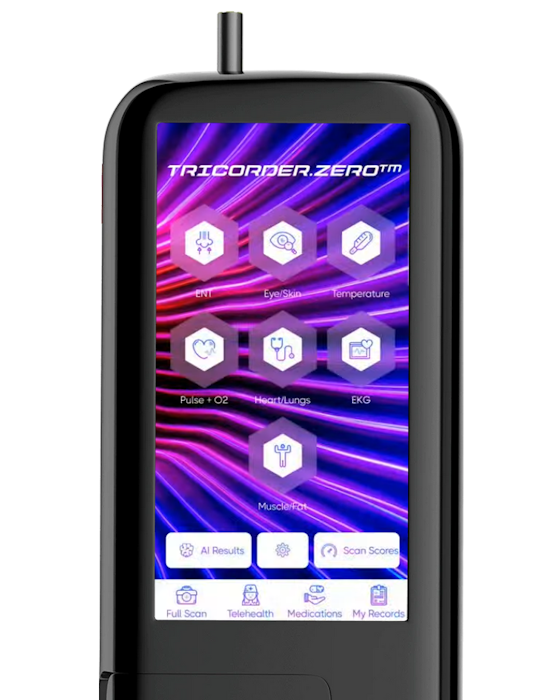 Tricorder.Zero announces Touchscreen 7-Sensor Health & Fitness Tracker