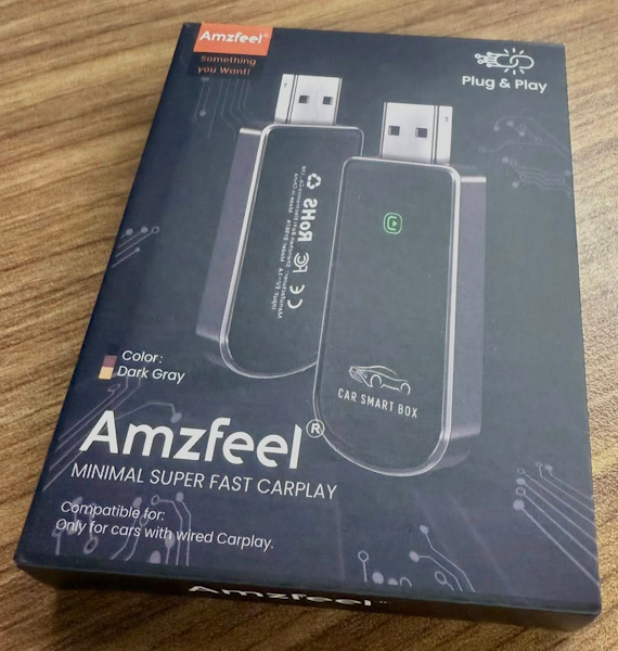 Amzfeel Minimal Super Fast CarPlay – Wireless CarPlay Adapter Amzfeel Minimal Super Fast CarPlay