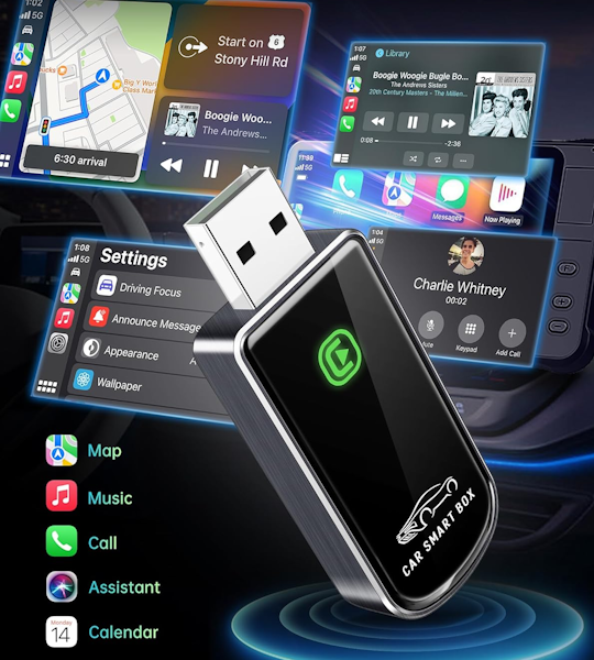 Amzfeel Minimal Super Fast CarPlay – Wireless CarPlay Adapter 2. Amzfeel Minimal Super Fast CarPlay Adapter 9