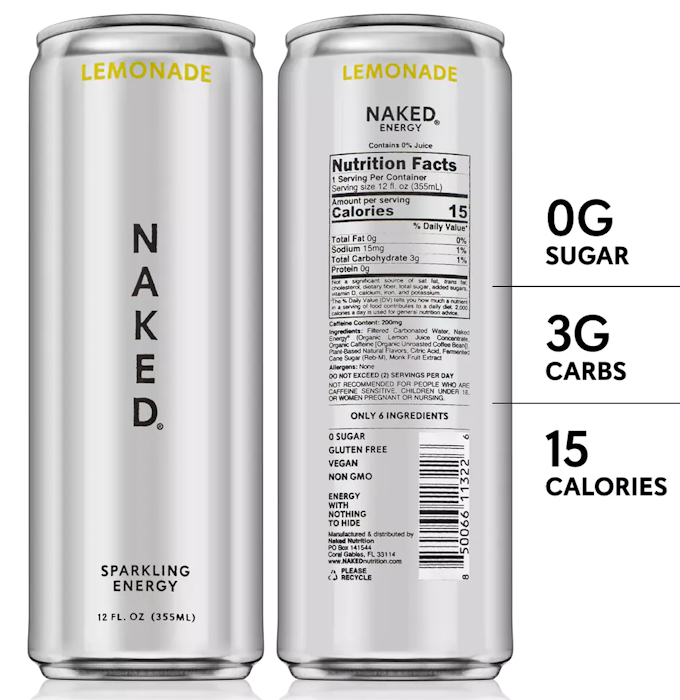Naked Nutrition Sparkling Energy